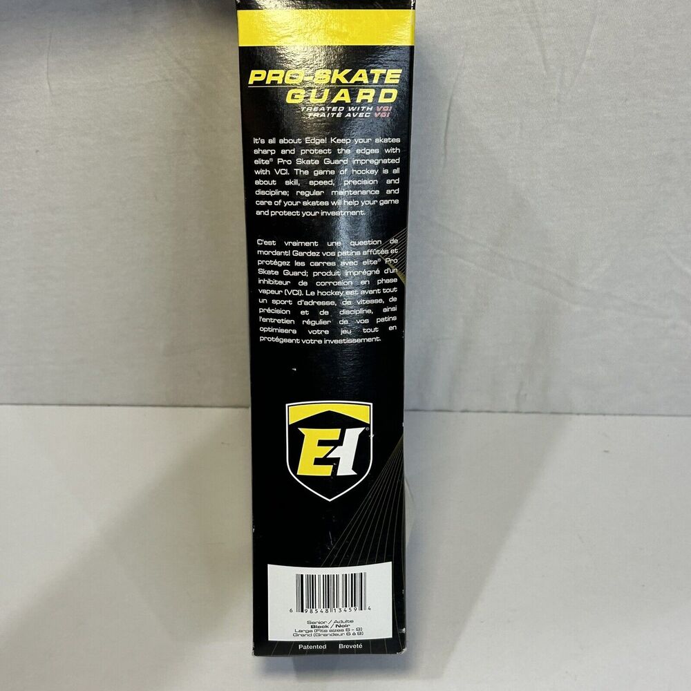 NEW Elite Hockey 700XS Pro Extreme Walking Soaker Skateguards Black Size Large - Picture 4 of 4